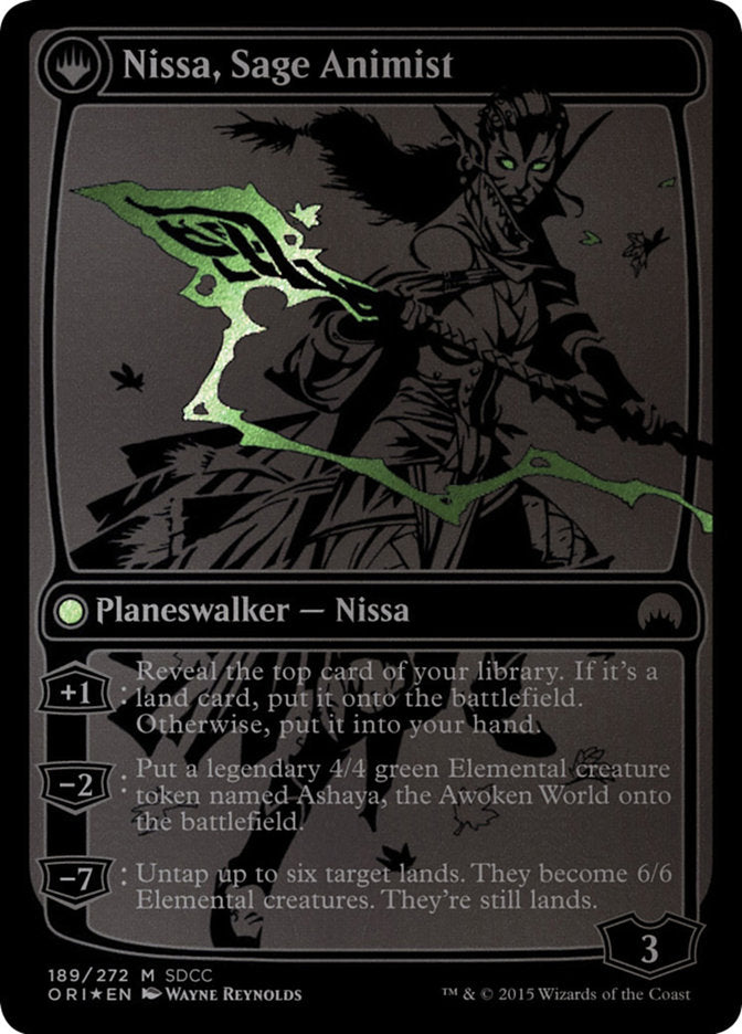 Nissa, Vastwood Seer (SDCC 2015 Exclusive) (MEDIA-189) - San Diego Comic-Con 2015: (originpwdfc) Foil