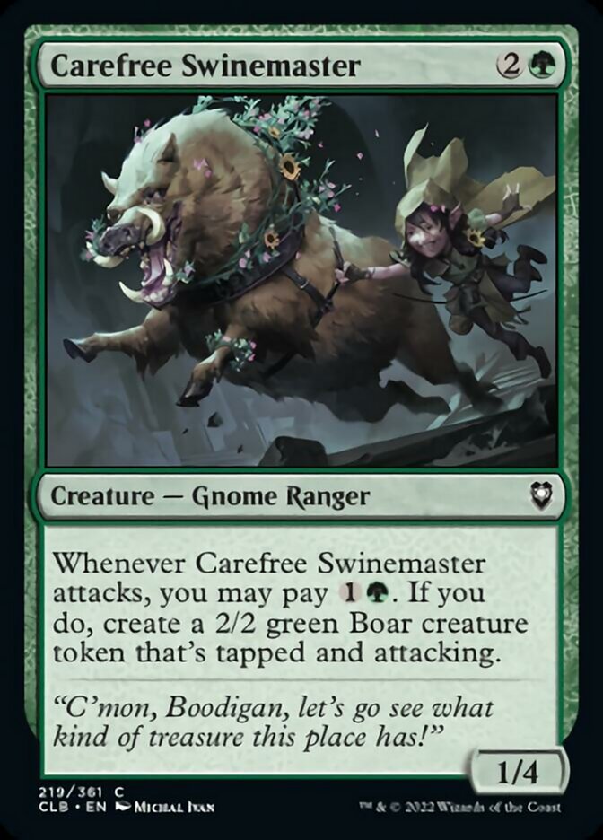 Carefree Swinemaster [Commander Legends: Battle for Baldur's Gate] | The CG Realm