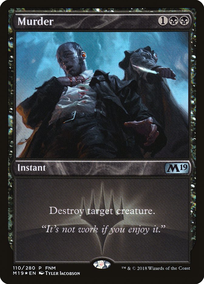 Murder (FNM) [Core Set 2019 Promos] | The CG Realm