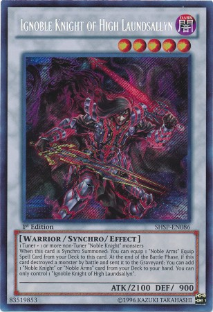 Ignoble Knight of High Laundsallyn [SHSP-EN086] Secret Rare | The CG Realm