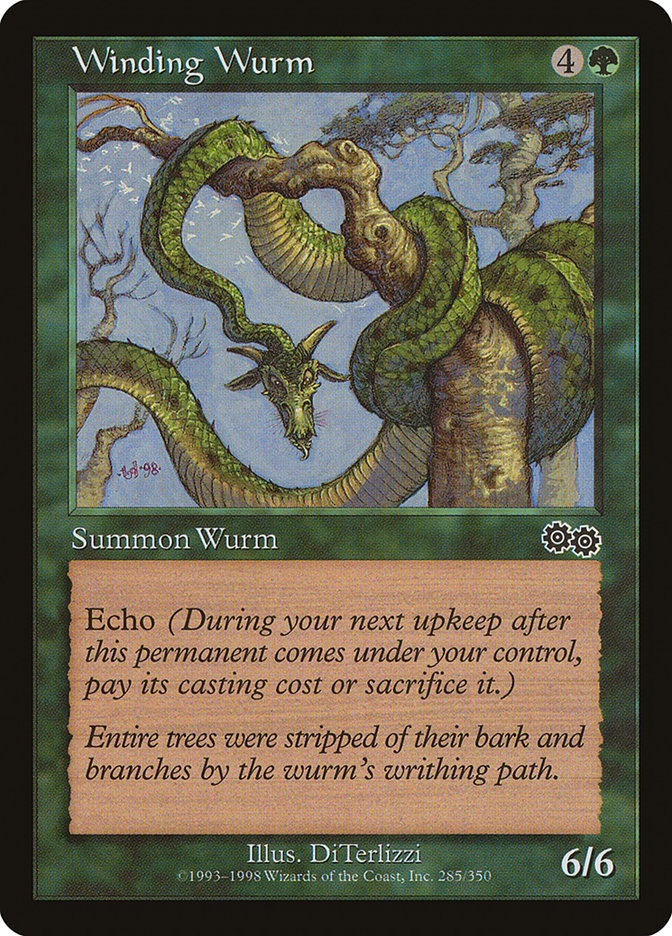 Winding Wurm [Urza's Saga] | The CG Realm