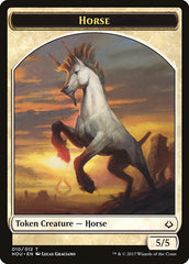 Adorned Pouncer // Horse Double-Sided Token [Hour of Devastation Tokens] | The CG Realm