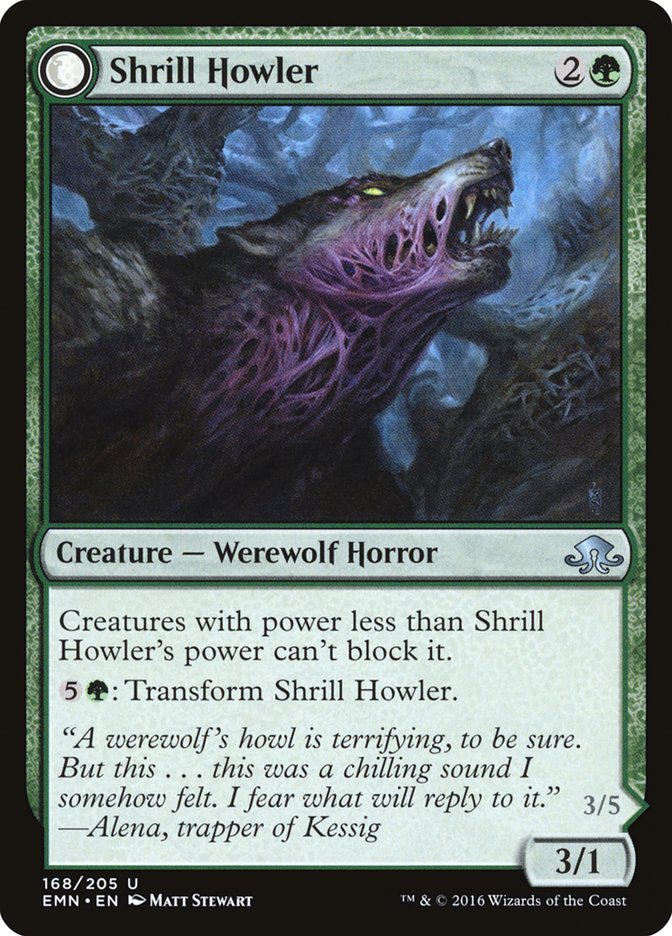 Shrill Howler // Howling Chorus [Eldritch Moon] | The CG Realm