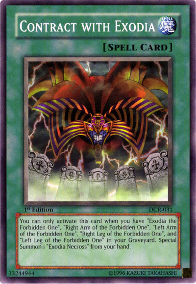 Contract with Exodia [DCR-031] Common | The CG Realm