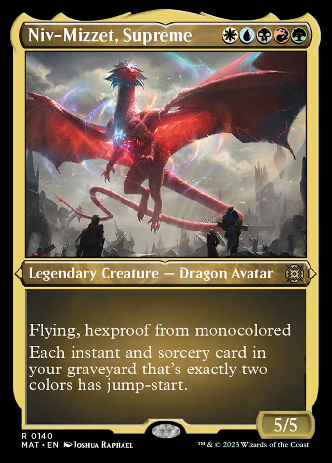 Niv-Mizzet, Supreme (Foil Etched) [March of the Machine: The Aftermath] | The CG Realm