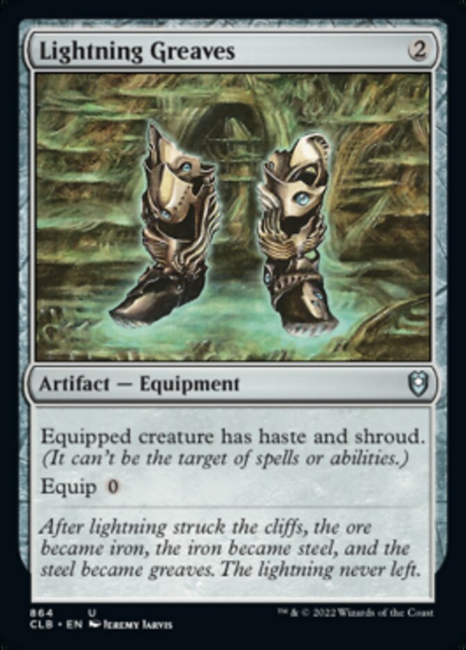 Lightning Greaves [Commander Legends: Battle for Baldur's Gate] | The CG Realm