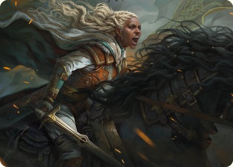 Eowyn, Fearless Knight Art Card [The Lord of the Rings: Tales of Middle-earth Art Series] | The CG Realm