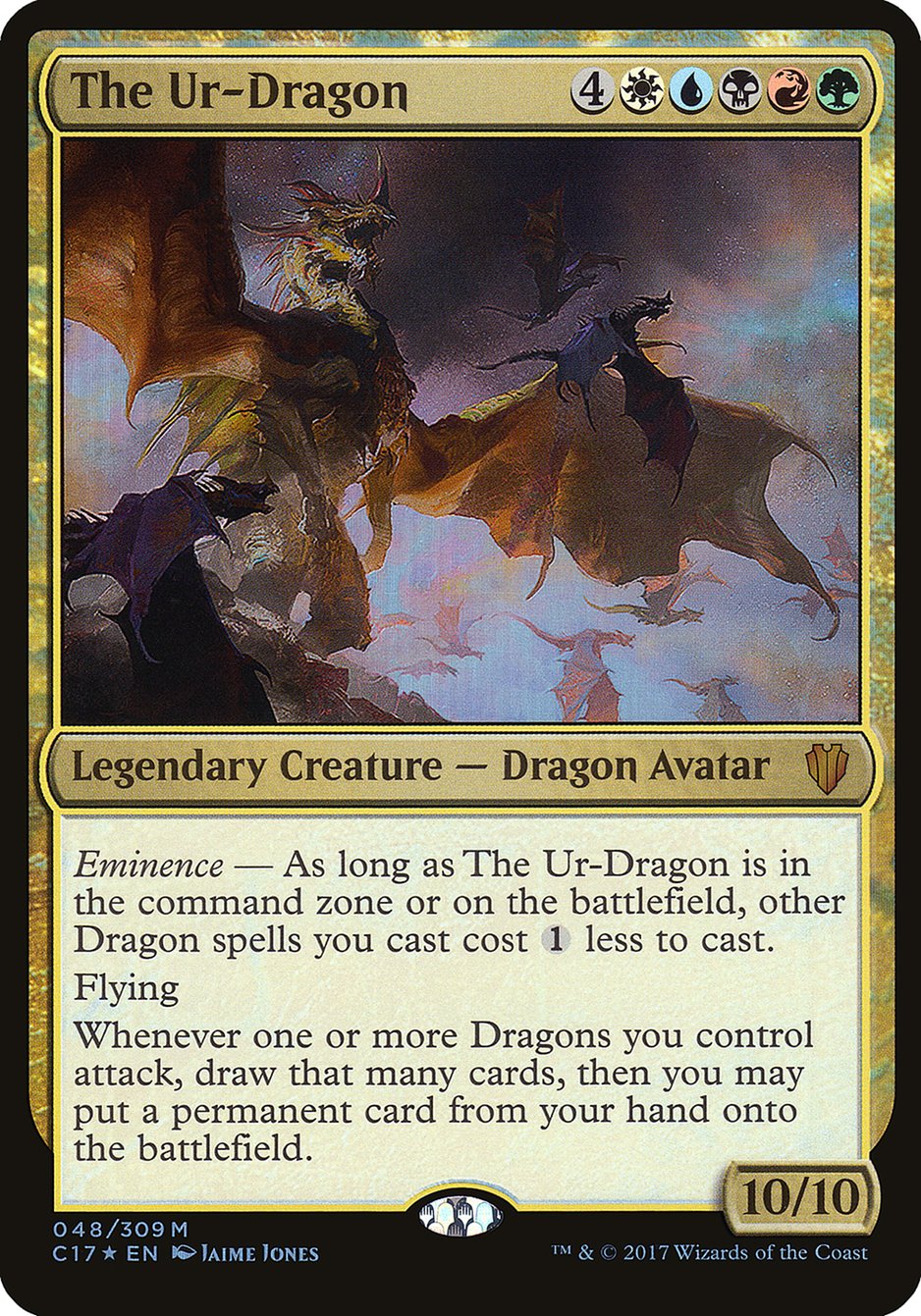 The Ur-Dragon (Oversized) [Commander 2017 Oversized] | The CG Realm