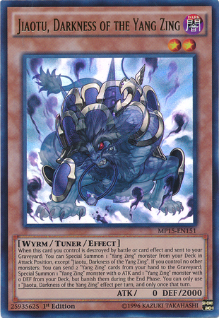Jiaotu, Darkness of the Yang Zing [MP15-EN151] Ultra Rare | The CG Realm