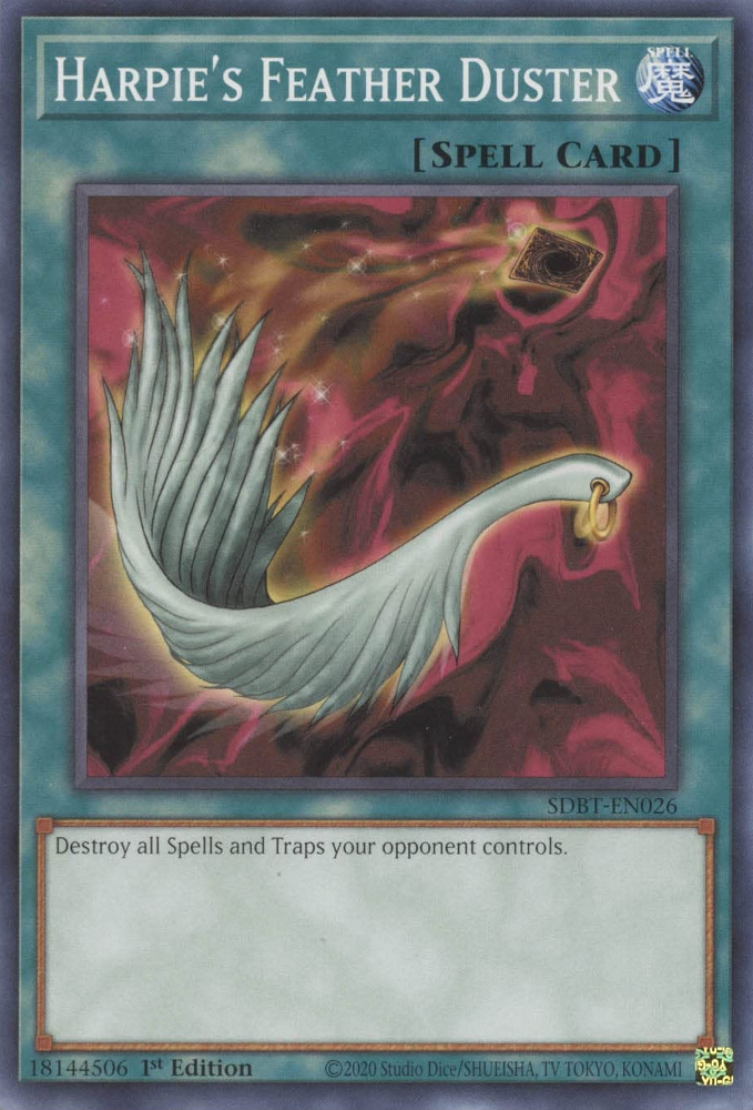 Harpie's Feather Duster [SDBT-EN026] Common | The CG Realm