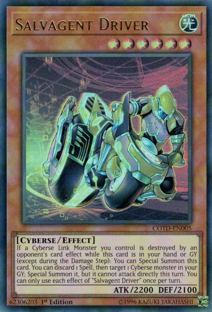 Salvagent Driver [COTD-EN005] Ultra Rare | The CG Realm