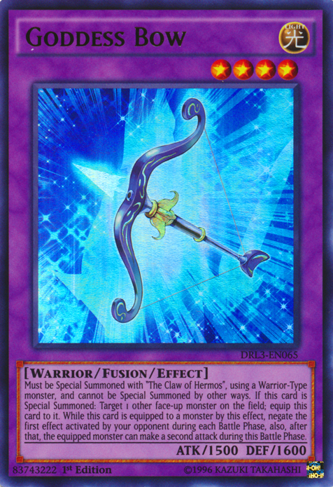 Goddess Bow [DRL3-EN065] Ultra Rare | The CG Realm