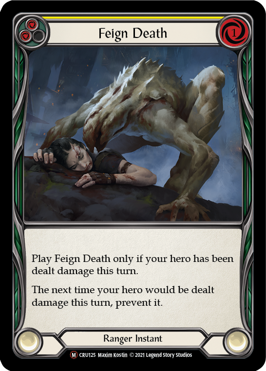 Feign Death [U-CRU125] (Crucible of War Unlimited)  Unlimited Normal | The CG Realm