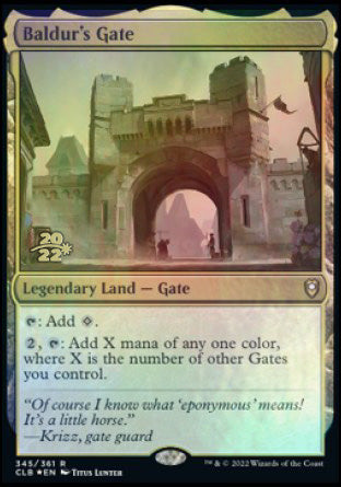 Baldur's Gate [Commander Legends: Battle for Baldur's Gate Prerelease Promos] | The CG Realm