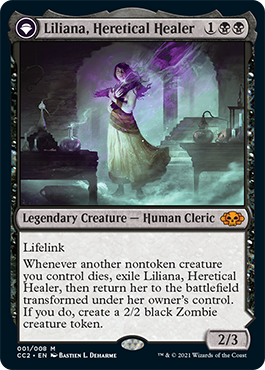 Liliana, Heretical Healer (CC2-001) - Commander Collection: Black: (originpwdfc)