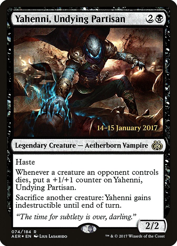 Yahenni, Undying Partisan [Aether Revolt Prerelease Promos] | The CG Realm