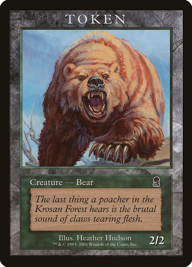 Bear Token [Magic Player Rewards 2001] | The CG Realm