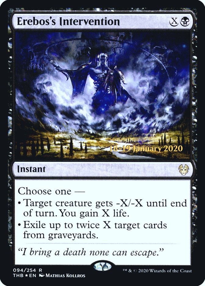 Erebos's Intervention [Theros Beyond Death Prerelease Promos] | The CG Realm