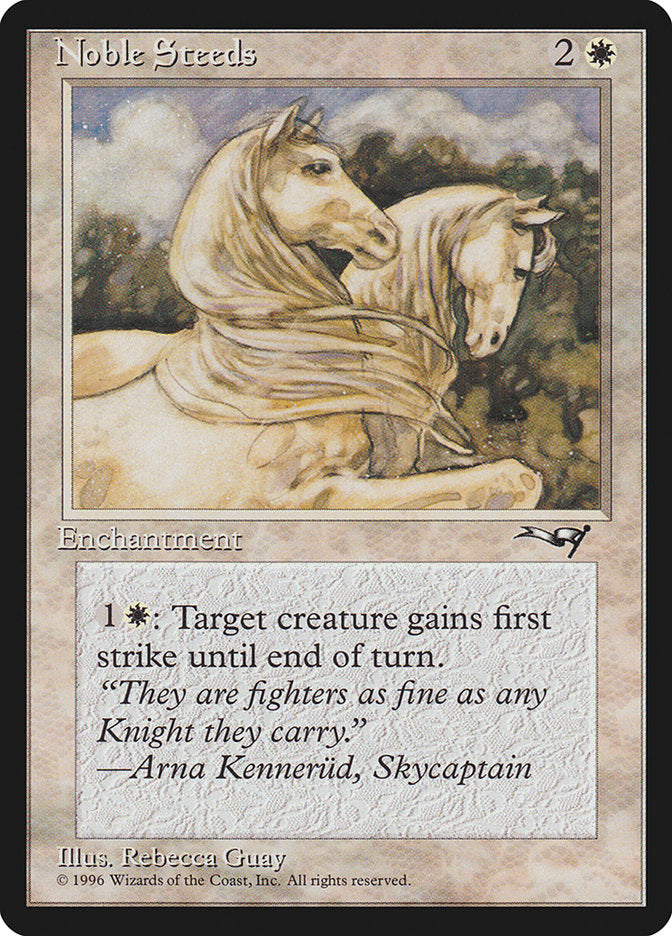 Noble Steeds (Leg Raised) [Alliances] | The CG Realm