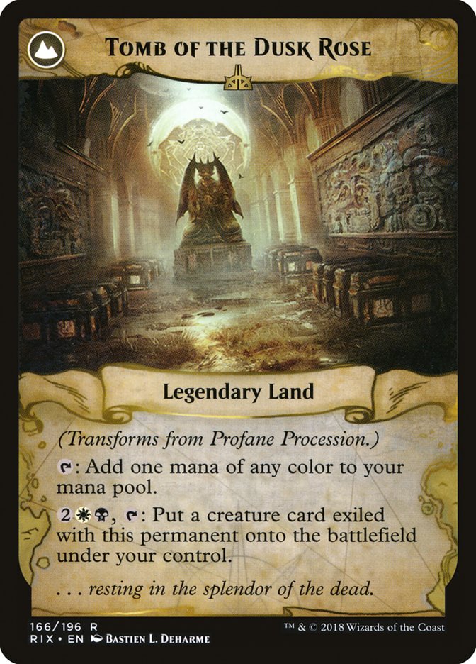 Profane Procession (RIX-166) - Rivals of Ixalan: (compasslanddfc)
