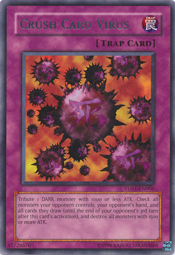 Crush Card Virus [TU01-EN006] Rare | The CG Realm