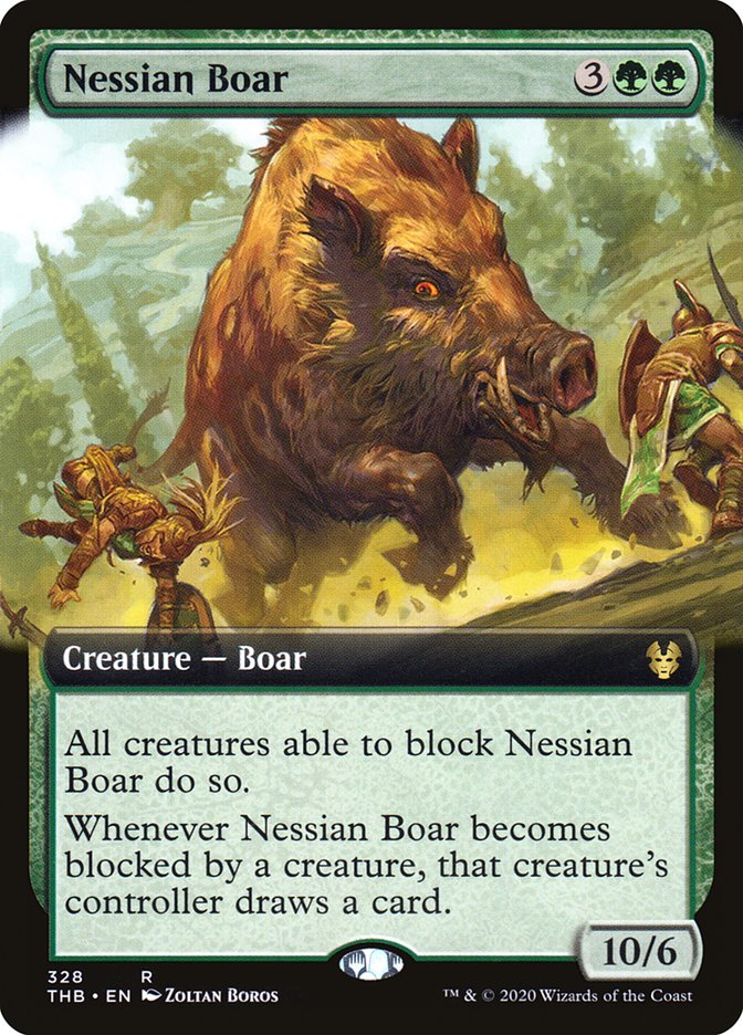 Nessian Boar (Extended Art) [Theros Beyond Death] | The CG Realm