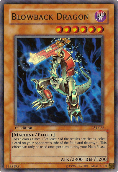 Blowback Dragon [AST-022] Ultra Rare | The CG Realm