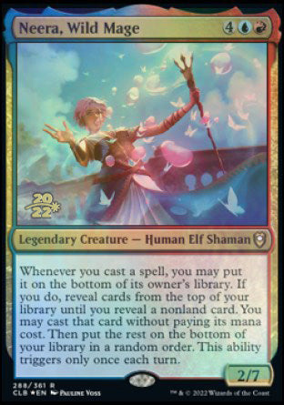 Neera, Wild Mage [Commander Legends: Battle for Baldur's Gate Prerelease Promos] | The CG Realm