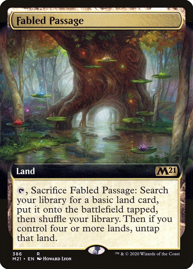 Fabled Passage (Extended Art) [Core Set 2021] | The CG Realm