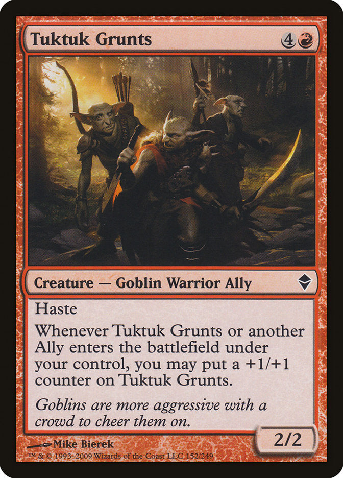 Tuktuk Grunts [Zendikar] | The CG Realm