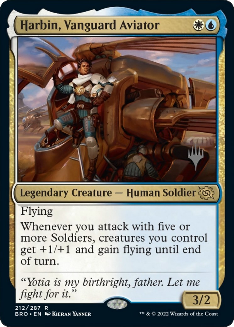 Harbin, Vanguard Aviator (Promo Pack) [The Brothers' War Promos] | The CG Realm