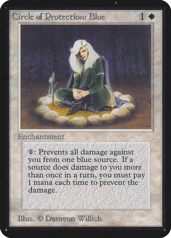 Circle of Protection: Blue [Alpha Edition] | The CG Realm