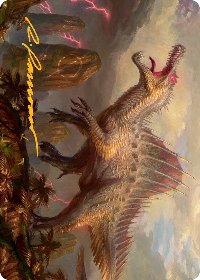 Etali, Primal Conqueror Art Card (Gold-Stamped Signature) [March of the Machine Art Series] | The CG Realm