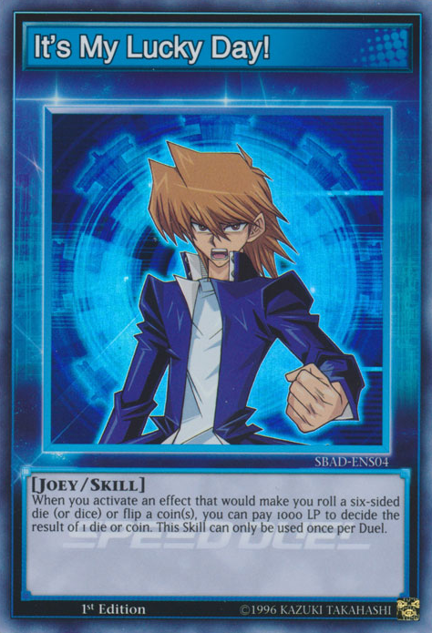 It's My Lucky Day! [SBAD-ENS04] Super Rare | The CG Realm