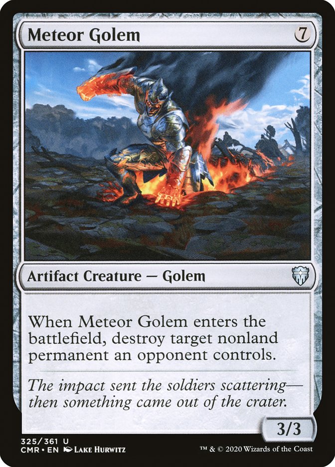 Meteor Golem (325) [Commander Legends] | The CG Realm