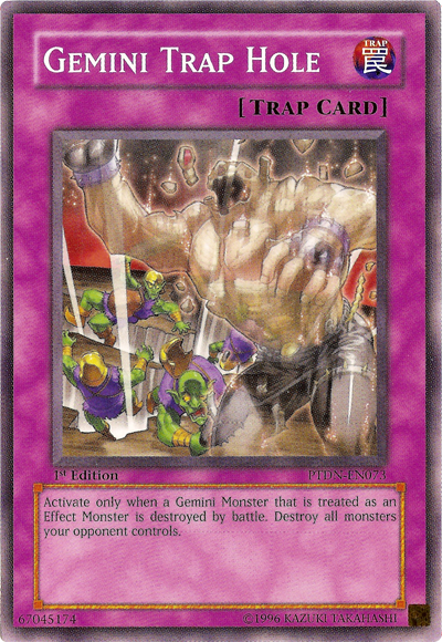 Gemini Trap Hole [PTDN-EN073] Common | The CG Realm