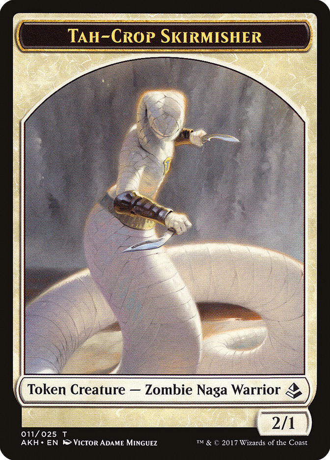 Tah-Crop Skirmisher // Cat Double-Sided Token [Amonkhet Tokens] | The CG Realm