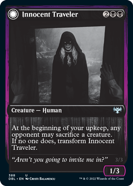 Innocent Traveler (DBL-388) - Innistrad: Double Feature: (Double Faced Transform)