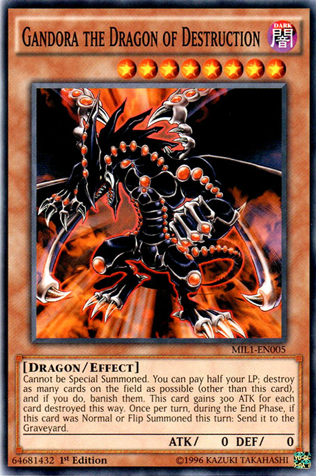 Gandora the Dragon of Destruction [MIL1-EN005] Common | The CG Realm