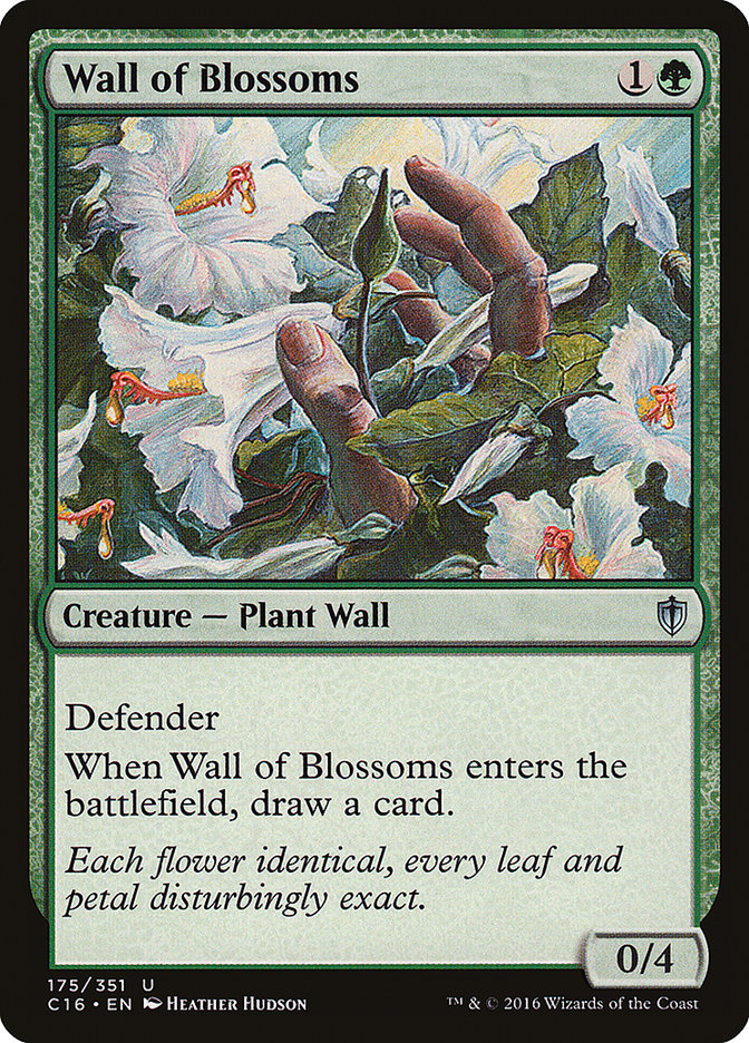 Wall of Blossoms [Commander 2016] | The CG Realm