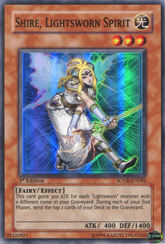 Shire, Lightsworn Spirit [SOVR-EN082] Super Rare | The CG Realm