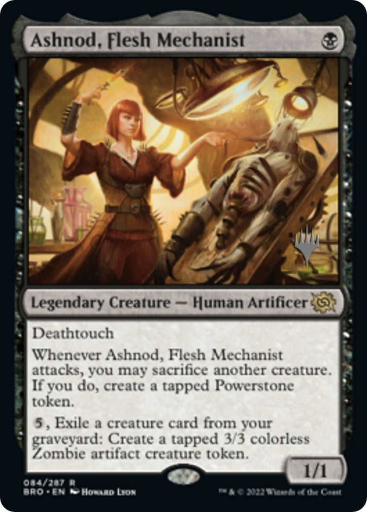 Ashnod, Flesh Mechanist (Promo Pack) [The Brothers' War Promos] | The CG Realm