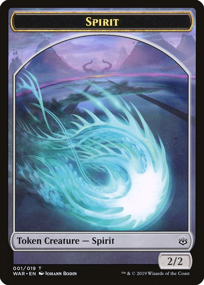 Spirit Token [War of the Spark Tokens] | The CG Realm