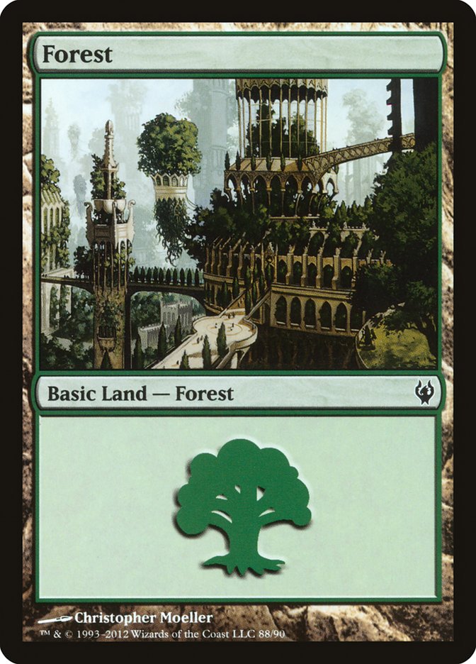 Forest (88) [Duel Decks: Izzet vs. Golgari] | The CG Realm