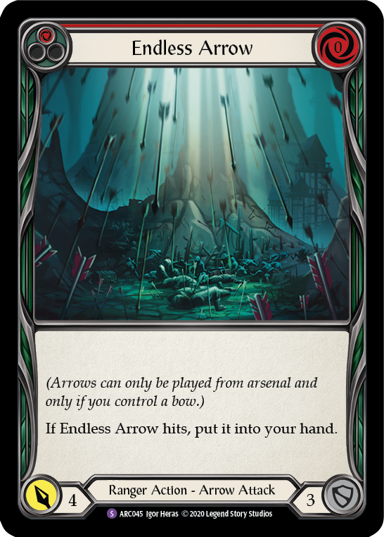 Endless Arrow [U-ARC045] (Arcane Rising Unlimited)  Unlimited Rainbow Foil | The CG Realm