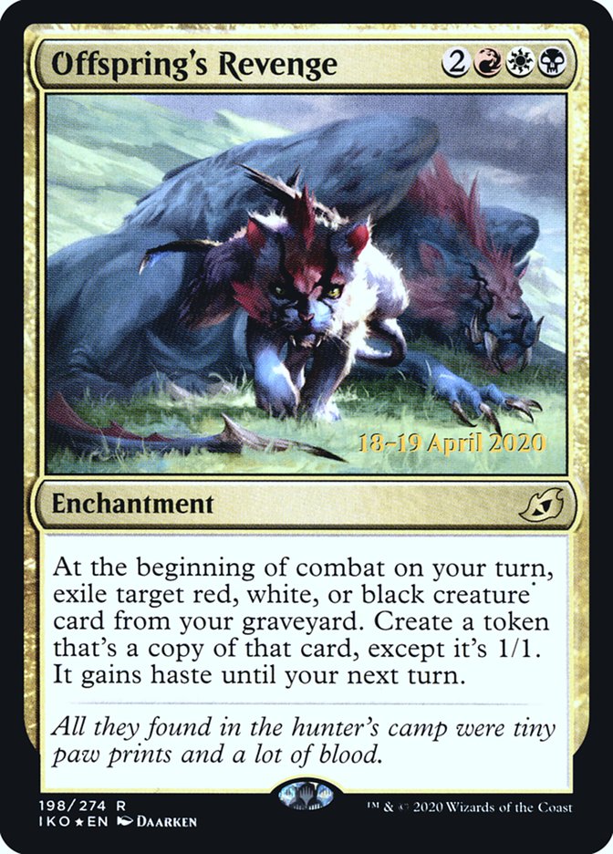 Offspring's Revenge [Ikoria: Lair of Behemoths Prerelease Promos] | The CG Realm
