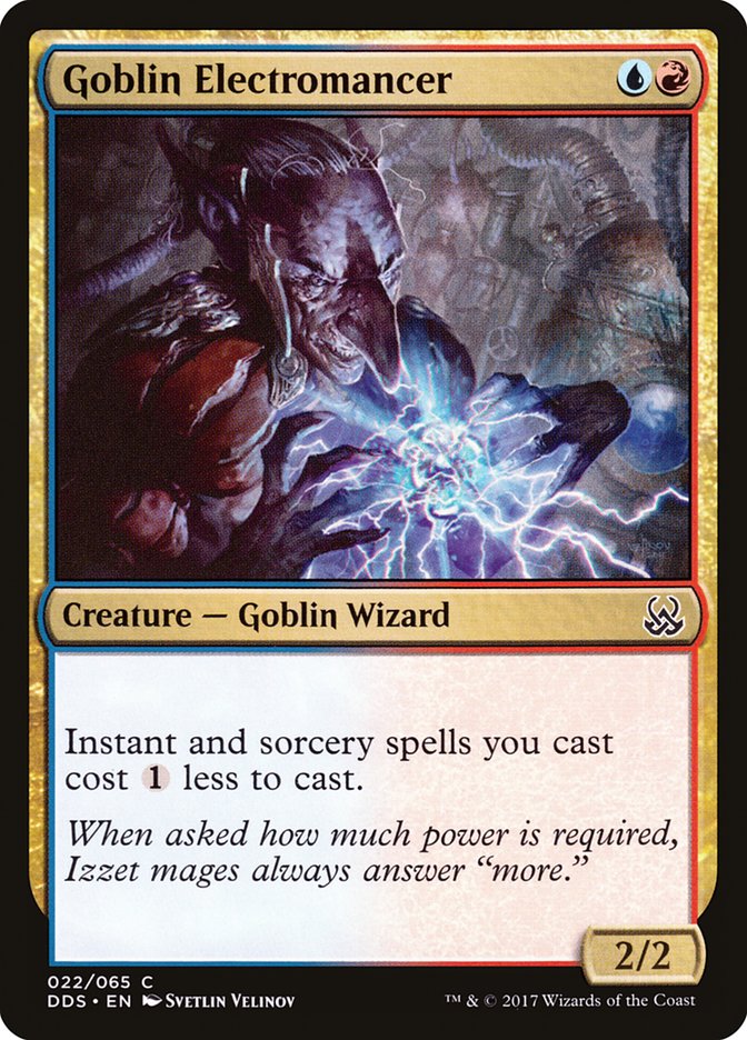 Goblin Electromancer [Duel Decks: Mind vs. Might] | The CG Realm