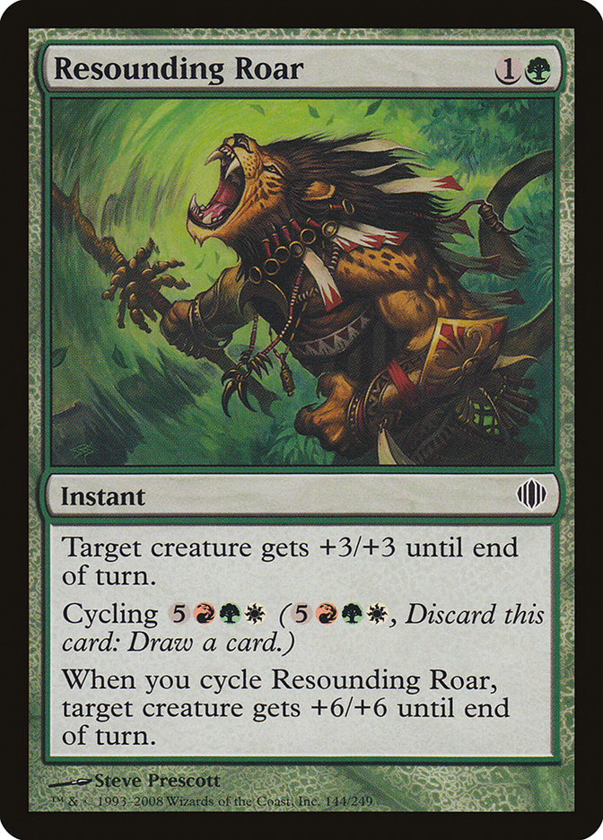Resounding Roar [Shards of Alara] | The CG Realm