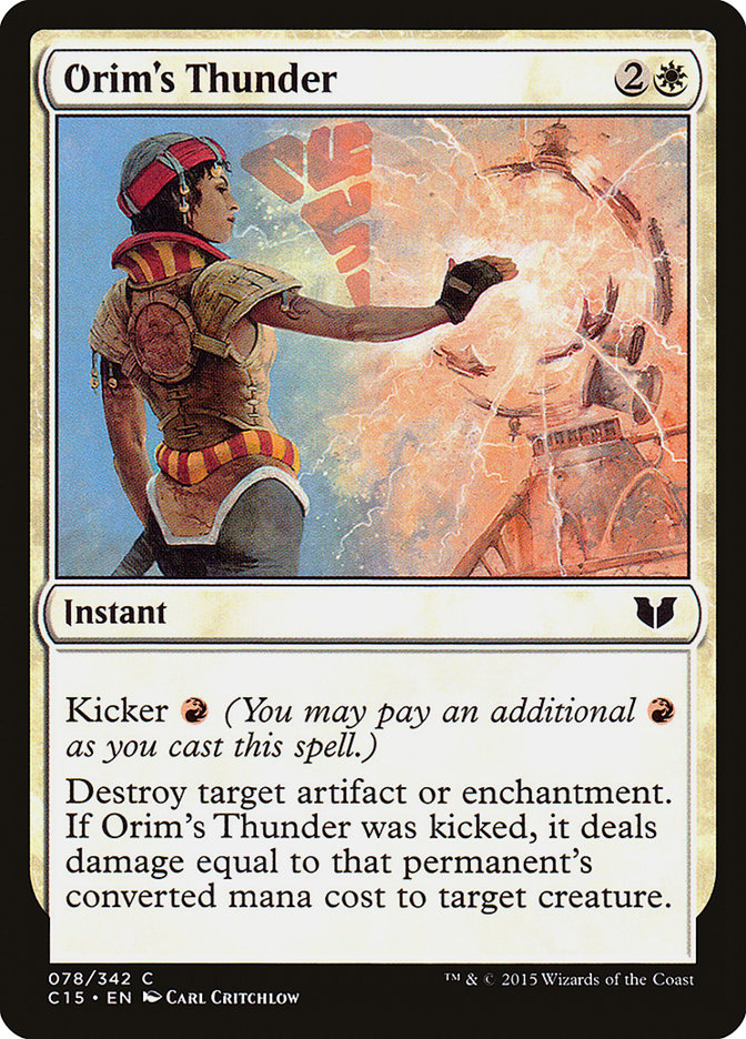 Orim's Thunder [Commander 2015] | The CG Realm