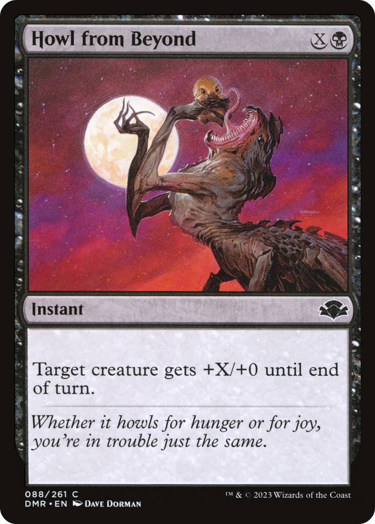 Howl from Beyond [Dominaria Remastered] | The CG Realm